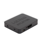 4K HDMI Splitter 1x2 – Distribute One HDMI Source to Two Displays, Supports Dual Monitor Duplication and Mirroring, HDMI 2.0b, 60Hz, Full HD 1080P, 3D, 18.5Gbps, Compatible with Xbox, PS4, Blu-Ray Player, and HDTV – Black