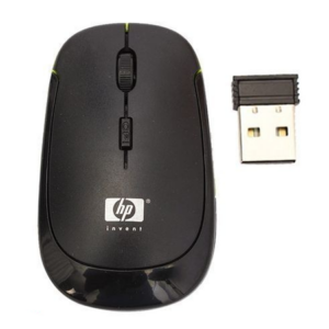 HP Invent Slim 2.4GHz Wireless Optical Mouse – Ergonomic Lightweight Design, Adjustable DPI, USB Plug-and-Play, Long-Range Connectivity for PC and Laptop