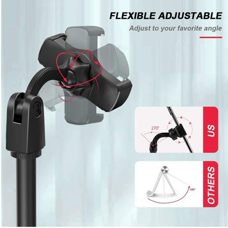 360° Rotatable Smartphone Desktop Stand – Adjustable Height for TikTok, YouTube, and Live Streaming - Image 4