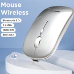 Key Scroll Wireless Mouse | Bluetooth 5.0 & 2.4G USB Connectivity - Image 2