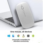 Key Scroll Wireless Mouse | Bluetooth 5.0 & 2.4G USB Connectivity - Image 4