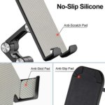 X-2 Foldable Phone & Tablet Desk Stand – Adjustable Height and Angle, Universal Holder for 4"–12.9" Devices - Image 3