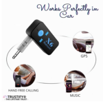 X6 Bluetooth 4.0 Car USB Music Receiver – Wireless Audio Adapter with TF Card, 3.5mm Aux, Hands-Free Calling, and Bluetooth Transmitter (Black) - Image 2