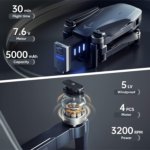 ZLL SG906 MAX2 BEAST 3E Drone – 4K HD Camera Quadcopter with 3-Axis Gimbal & EIS, 5G WiFi FPV, 4 km Transmission, and Laser Obstacle Avoidance RC Drone - Image 3