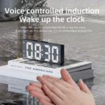 SZ-810 Multifunctional LED Alarm Clock – Large Display with Weekday Alarm, High Volume, Battery Operated, Unisex Design for Home and Room Decor - Image 2