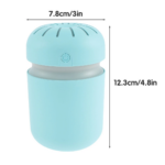 USB Mini Car Air Humidifier and Essential Oil Diffuser with 300ml Capacity – White - Image 4