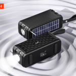 LP V94 Multifunctional Outdoor Bluetooth Speaker – 8W Output, 800mAh Battery, Supports Bluetooth/TF Card/USB/FM with Solar Charging Panel - Image 3
