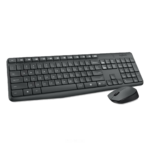 Logitech MK290 Wireless Keyboard and Mouse Combo with Reliable Performance – Black