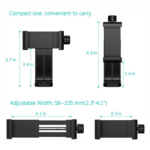 Universal Adjustable Smartphone Tripod Mount Adapter for iPhone and Samsung - Image 2
