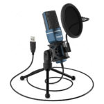 TONOR TC-777 USB Cardioid Condenser Microphone with Tripod Stand and Pop Filter for Podcasting and Streaming