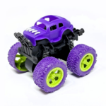 Rotating Friction Powered Monster Truck Toy Set – 4PCS All-Terrain Stunt Action Trucks for Kids