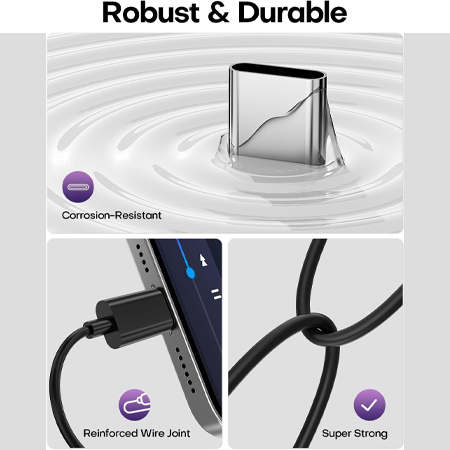 USB Type-C Digital to 3.5mm Female Headphone Jack Adapter, Type-C AUX Audio Dongle Converter for Various Smartphones – Black - Image 4