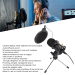 Generic USB Microphone for PC – High-Sensitivity Mini Condenser with 3.5mm Plug for iPhone, iPad, and Android, Ideal for Music Recording, Podcasting, Meetings, and a Perfect Gift for Kids - Image 4