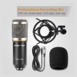ZINGYOU BM-800 Condenser Microphone – Cardioid Studio Recording Mic with Shock Mount and XLR Cable - Image 5