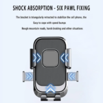 N210 Auto-Locking Shockproof Phone Holder for Motorcycles, E-Bikes & Bicycles - Image 5