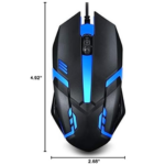 HP M160 RGB Backlit Optical Gaming Mouse with 2400 DPI and Ergonomic Comfortable Grip - Image 2