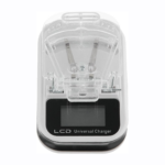Desktop Charger with LCD Display and USB Charging Port for Convenient Power Management