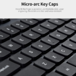 KM901 Wireless Keyboard and Mouse Combo – 2.4G 78-Key Mini Portable Office Set - Image 3