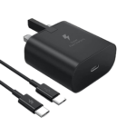 Samsung 25W USB-C Wall Charger – Fast Charging Plug for Smartphones and Devices, Black