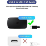 Samsung 25W USB-C Wall Charger – Fast Charging Plug for Smartphones and Devices, Black - Image 5