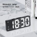 SZ-810 Multifunctional LED Alarm Clock – Large Display with Weekday Alarm, High Volume, Battery Operated, Unisex Design for Home and Room Decor - Image 4