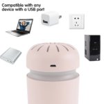 USB Mini Car Air Humidifier and Essential Oil Diffuser with 300ml Capacity – White - Image 2