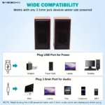 LEERFEI YST-1017 Wooden Multimedia USB Speaker with Enhanced Sound Output - Image 3