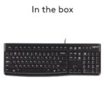 Logitech K122 Durable Full-Size Wired Keyboard with Comfortable Typing – Black - Image 2