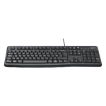 Logitech K122 Durable Full-Size Wired Keyboard with Comfortable Typing – Black