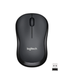 Logitech M220 Silent Wireless Mouse with 2.4GHz USB Receiver, 1000 DPI Optical Tracking, 18-Month Battery Life, Ambidextrous Design for PC, Mac & Laptop