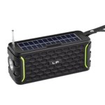 LP V94 Multifunctional Outdoor Bluetooth Speaker – 8W Output, 800mAh Battery, Supports Bluetooth/TF Card/USB/FM with Solar Charging Panel