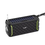 LP V94 Multifunctional Outdoor Bluetooth Speaker – 8W Output, 800mAh Battery, Supports Bluetooth/TF Card/USB/FM with Solar Charging Panel - Image 5