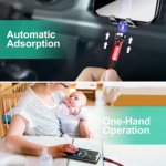 3-in-1 Magnetic Charging Cable with 360° & 180° Rotating Connectors for Phones – 3 Pack (3ft, 6ft, 10ft), 3A Fast Charging, Red - Image 3