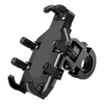 Bicycle Phone Mount – Anti-Shake Motorcycle Phone Holder with Rotatable Handlebar Clamp, Compatible with Bikes, Scooters, ATVs, and 5.4”–7.2” Smartphones
