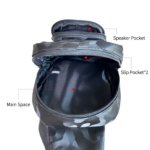 CH-M802 Sling Bag with Built-in RGB Bluetooth Speaker, USB, AUX, SD Card Support & Type-C Charging - Image 5