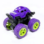 Rotating Friction Powered Monster Truck Toy Set – 4PCS All-Terrain Stunt Action Trucks for Kids