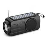 YG-A103 Wireless Stereo Bass Speaker with Solar Charging, Torch Light, Super Bass Active BT Portable Speaker with FM Radio, TF Card & USB Support