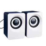 YST-1005 Multimedia Digital Speaker – White Finish, High-Quality Sound Output for Home and Office Use