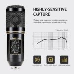 ZINGYOU BM-800 Condenser Microphone – Cardioid Studio Recording Mic with Shock Mount and XLR Cable - Image 4