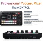 BM-800 Condenser Microphone with F998 Live Sound Card Kit – Podcast Bundle for PC and Smartphone, Studio Recording, Broadcasting, Mixer Functions, and Voice Changer - Image 3