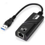 USB 2.0 to RJ45 Ethernet Network Adapter, 10/100M LAN Wired Connection – Plug & Play, Driver-Free, Compatible with MacBook, Steam Deck, Nintendo Switch, Windows, Chromebook, and Linux