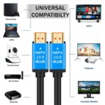High-Speed HDMI Cable – 16FT (5M), Compatible with HD/LED/LCD TVs, PCs/Laptops, Projectors, DVD Players, Home Theater Systems, and CCTV DVR Boxes - Image 3