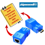 HDMI Extender Over Ethernet – HDMI to RJ45 Converter Kit (Transmitter/Receiver) Supporting 1080p Full HD, Extends Up to 30M/98ft Using Cat5e/6 LAN Cable for HDTV, PS4, Set-Top Box, and Projector - Image 2