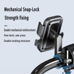N210 Auto-Locking Shockproof Phone Holder for Motorcycles, E-Bikes & Bicycles - Image 3