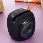 JZ-1125 Portable Wireless Bluetooth Speaker – LED Color Lights, Stereo Bass Woofer, FM Radio, HiFi Mini Music Speaker - Image 3