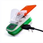 Desktop Charger with LCD Display and USB Charging Port for Convenient Power Management - Image 2