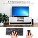 KM901 Wireless Keyboard and Mouse Combo – 2.4G 78-Key Mini Portable Office Set - Image 4