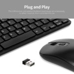 KM901 Wireless Keyboard and Mouse Combo – 2.4G 78-Key Mini Portable Office Set - Image 2