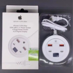 Apple 35W Dual USB-C Power Socket with 4-Port Extension and LCD Digital Display for iPhone Charging - Image 3