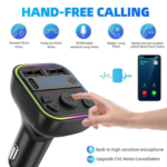 G39 Car Bluetooth FM Transmitter Adapter With Type-C & Dual USB Fast Charging - Image 4